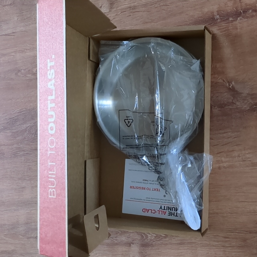 All Clad D3 Everyday Silver Stainless Steel Frying Pan allclad